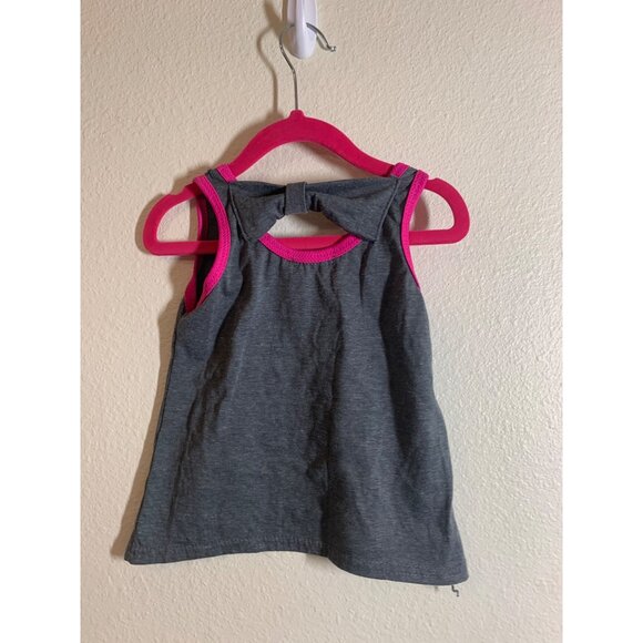 Pink on Pink Baby Girls Tank Top Gray Size 24 Months AC2 - Picture 2 of 4